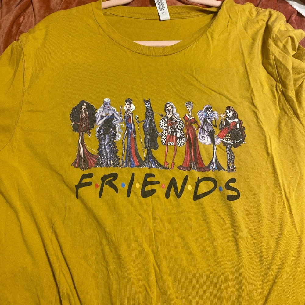 Disney villains friends t-shirt